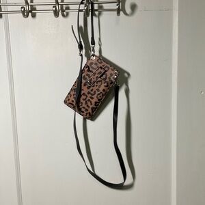 Target Brown Leopard Crossbody Bag